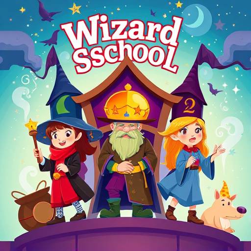 Affiche de la série animée 'L'École des Sorciers'